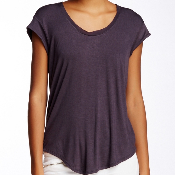 H by bordeaux Tops - H by Bordeaux T Shirt Deep Purple